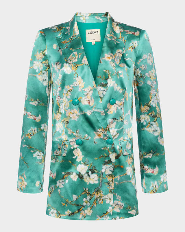 Cherry Blossom Taryn Double-Breasted Blazer